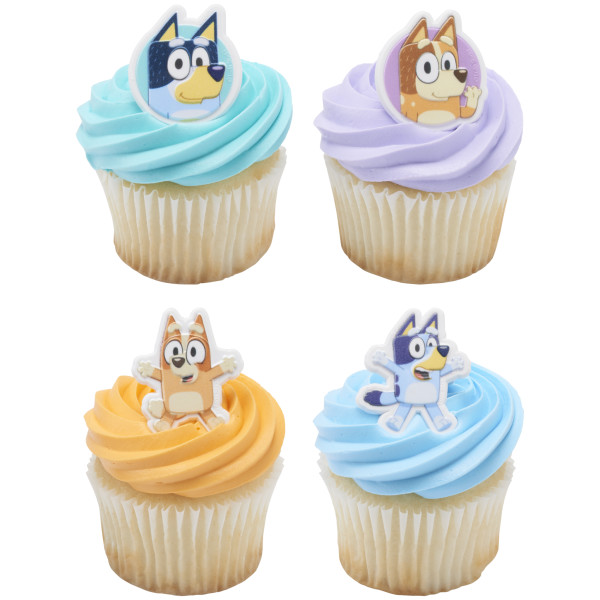 Bluey Cupcake Rings